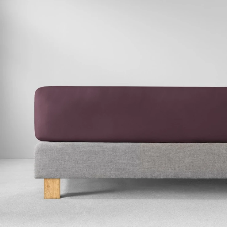 Estella Prześcieradło Jersey Stretch 6600 AUBERGINE