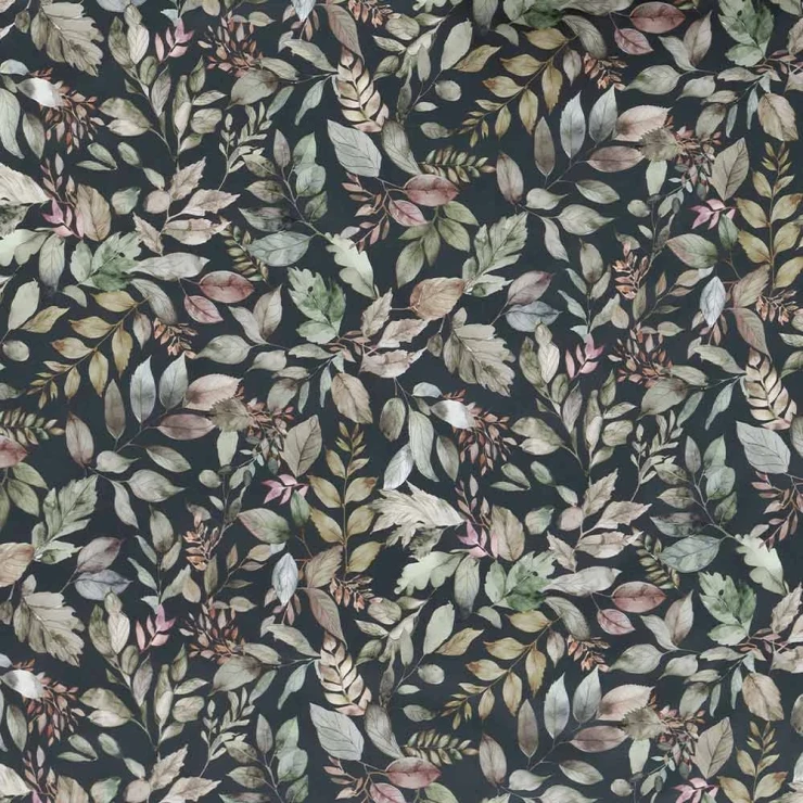 Pościel Nadia – Elegancja w Antracycie i Delikatne Kwiatowe Motywy | Estella