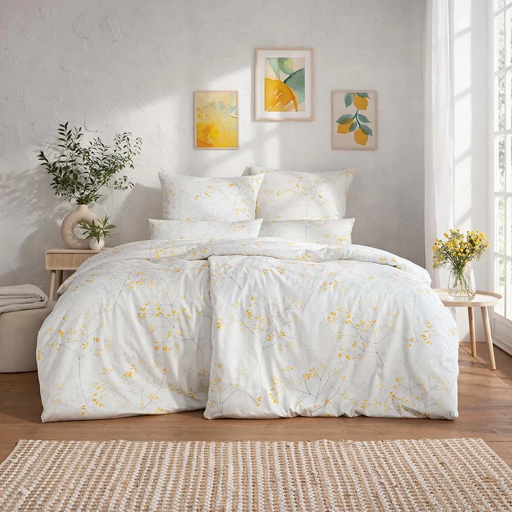Pościel Svenja – naturalna świeżość i słoneczny nastrój w sypialni