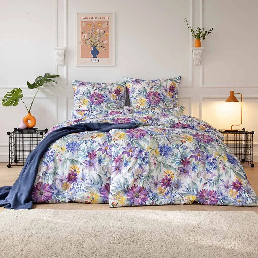 Pościel Valeska "Morze Kwiatów" | Kolorowy wzór kwiatowy | Wiosenny nastrój