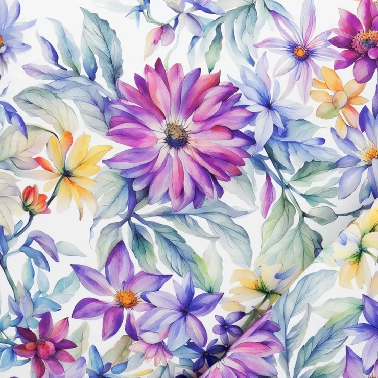 Pościel Valeska "Morze Kwiatów" | Kolorowy wzór kwiatowy | Wiosenny nastrój