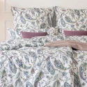Pościel Dariana | Elegancki wzór paisley | Subtelne odcienie błękitu i fioletu