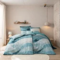 Pościel Rio | Morskie odcienie błękitu i turkusu | Naturalne wzory