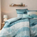 Pościel Rio | Morskie odcienie błękitu i turkusu | Naturalne wzory