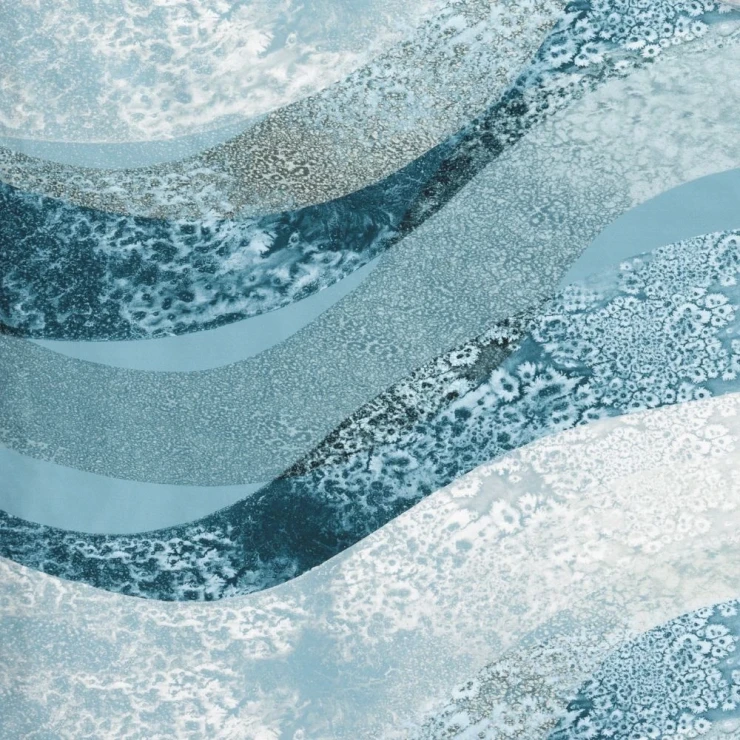 Pościel Rio | Morskie odcienie błękitu i turkusu | Naturalne wzory