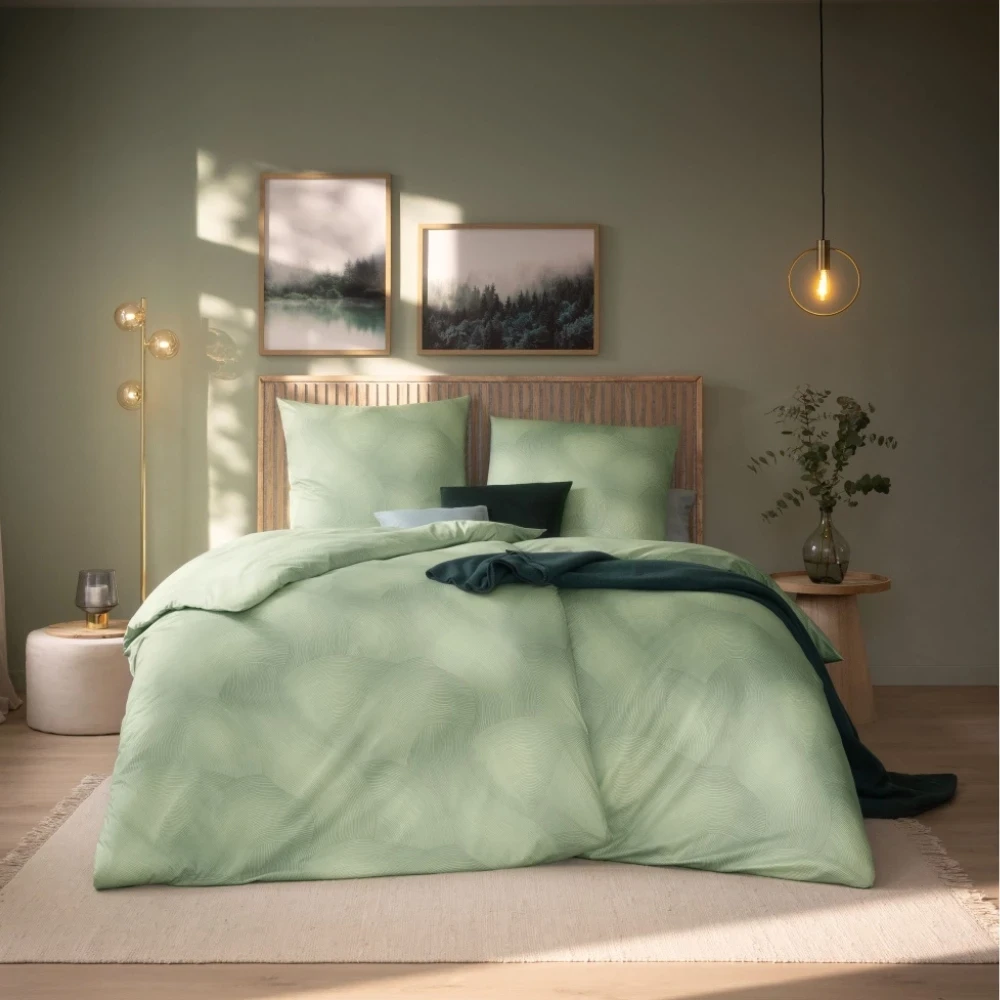 Pościel Estella Gregor – luksusowa zieleń i naturalna harmonia snu